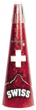 SCHWEIZER VULKAN Swiss - Silberfunken + rote Sterne